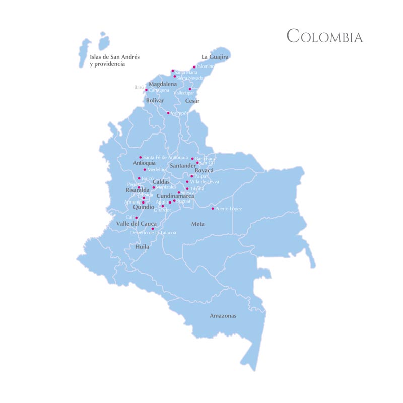 Mapa de Colombia 